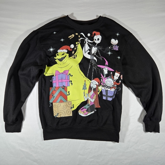 Disney Nightmare Before Christmas Jack Skellington Sally Lightweight Sweater XXS - Picture 1 of 7
